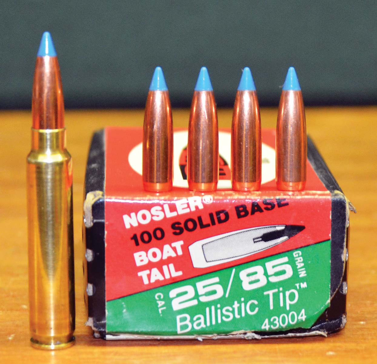 The 257 Kimber on the 222 Remington Magnum case is the only other cartridge of its caliber that Layne is aware of that is formed by necking up a member of the 222 Remington family. It was available in the Kimber Model 84 rifle.